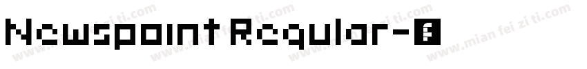 Newspoint Regular字体转换